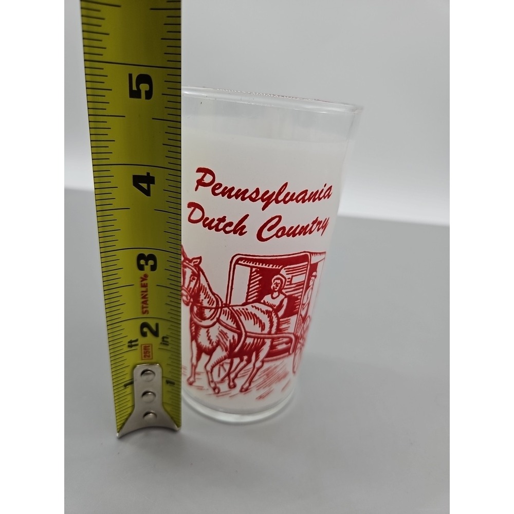 Vintage Pennsylvania Dutch Country Souvenir Glass Humorous Content‎ - Picture 2 of 7